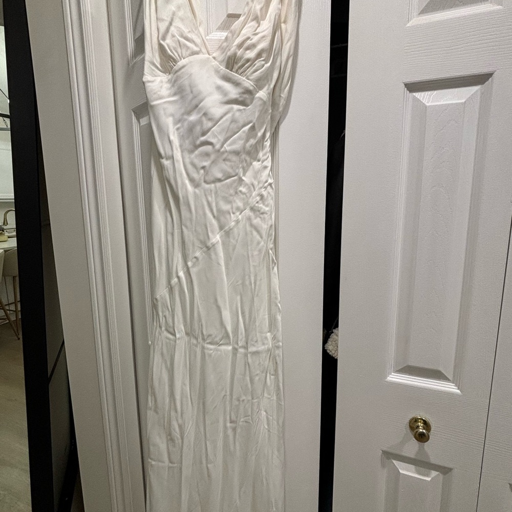Elegant White Evening Gown